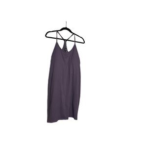 NWT Kyodan Purple leisure dress built in shelf bra and biker shorts. Size XL
